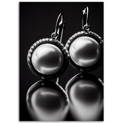 »Texture and Pearls« poster