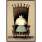 »Grumpy Little Princess« retro poster