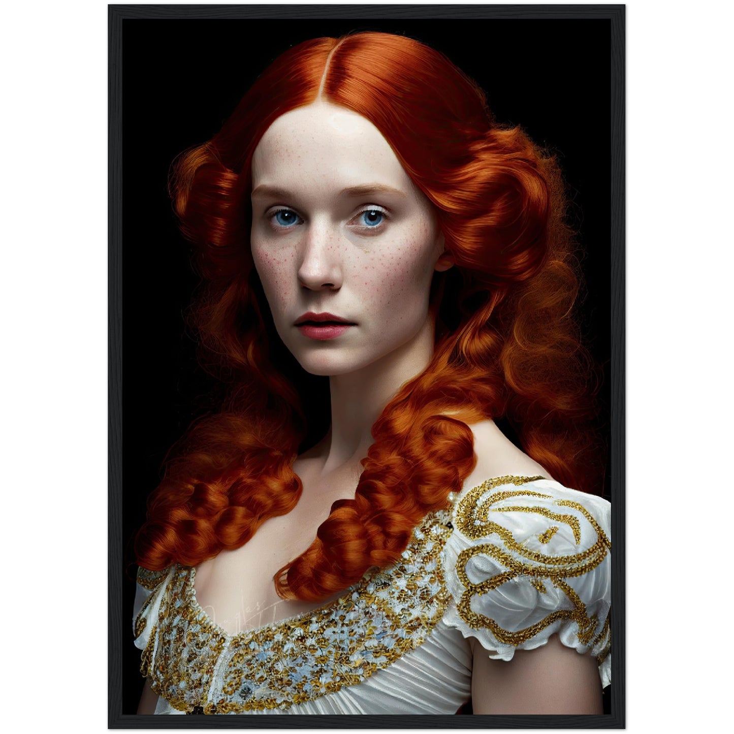 »Grandeur in Gowns« retro poster