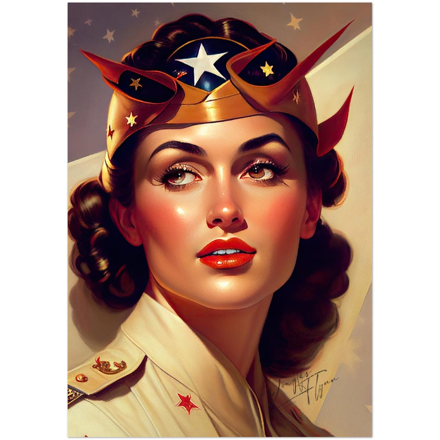 »Captain Freedom« retro poster