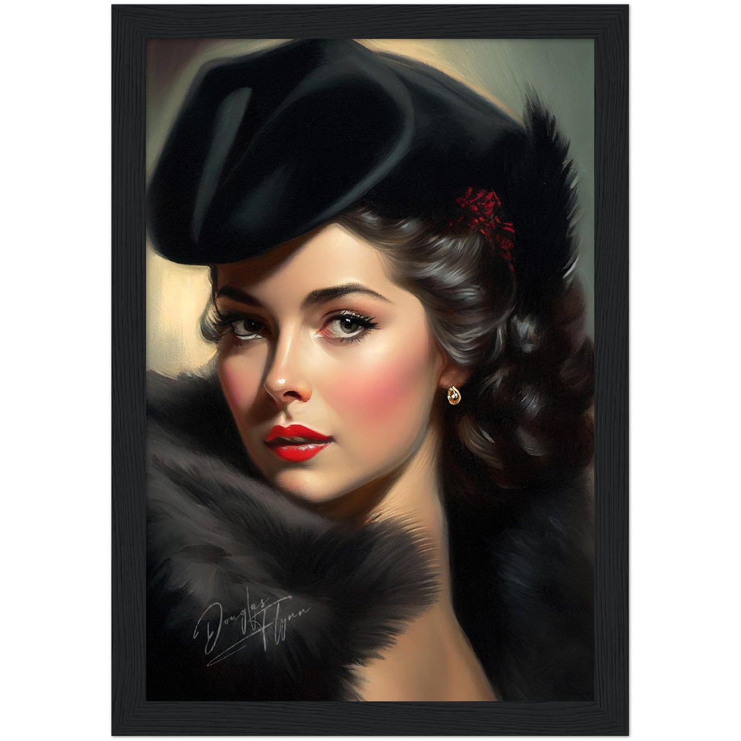 »Elizabeth's Elegance« retro poster