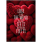 »Love Is Like The Wind« retro poster