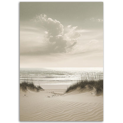 »Sand and Sea« designposter