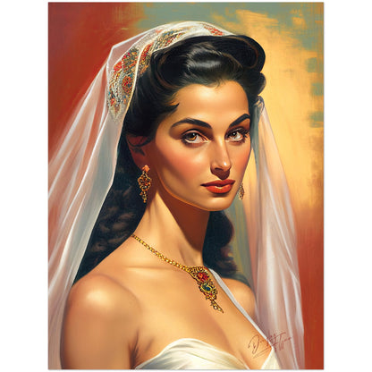 »Bridal Glamour« retro poster