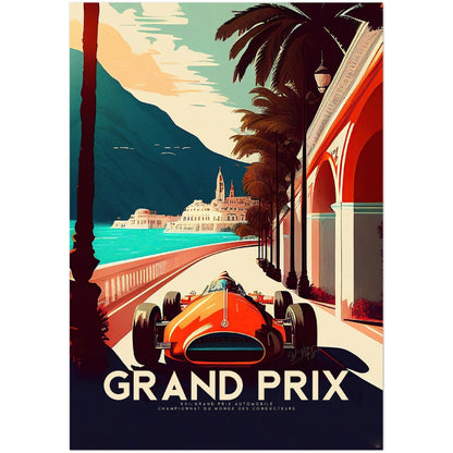 »Vintage Victory Run« retro poster
