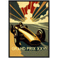 »Journey Through Racing History« retro poster