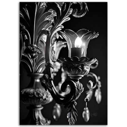 »Chandelier Reflections« poster