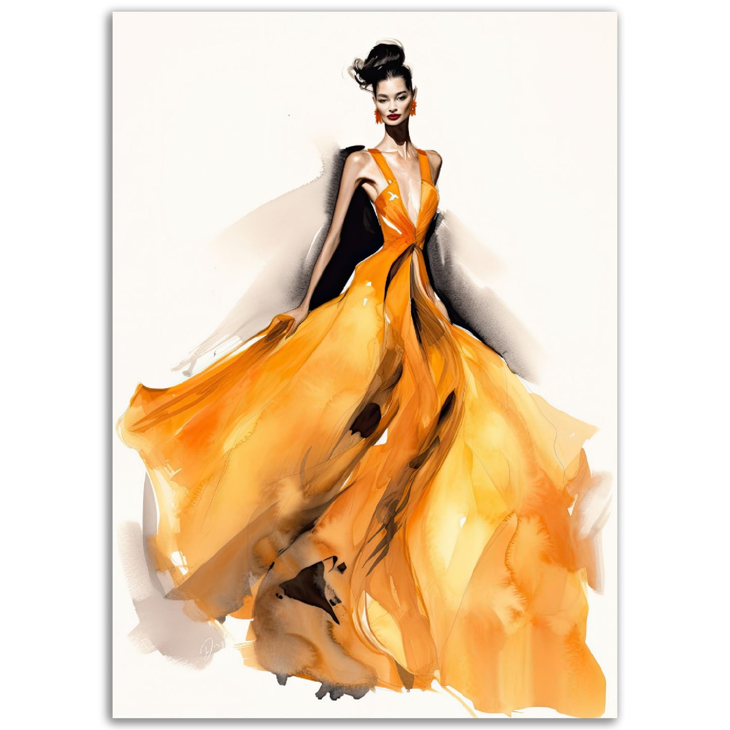 »Gown Flair« poster