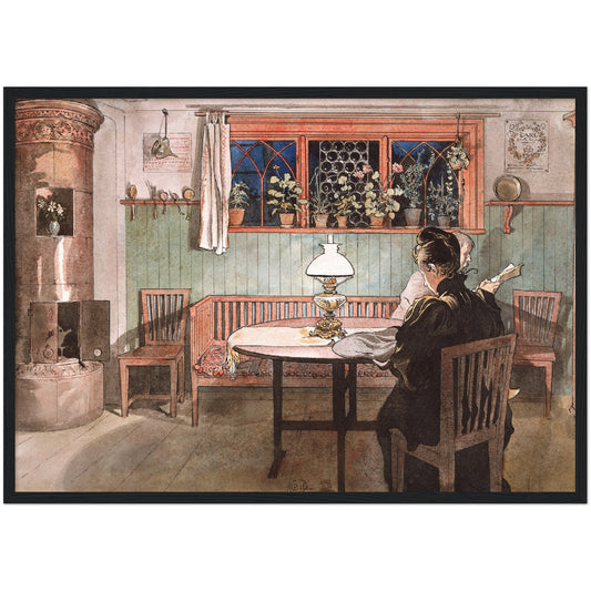 »När barnen lagt sig« av Carl Larsson