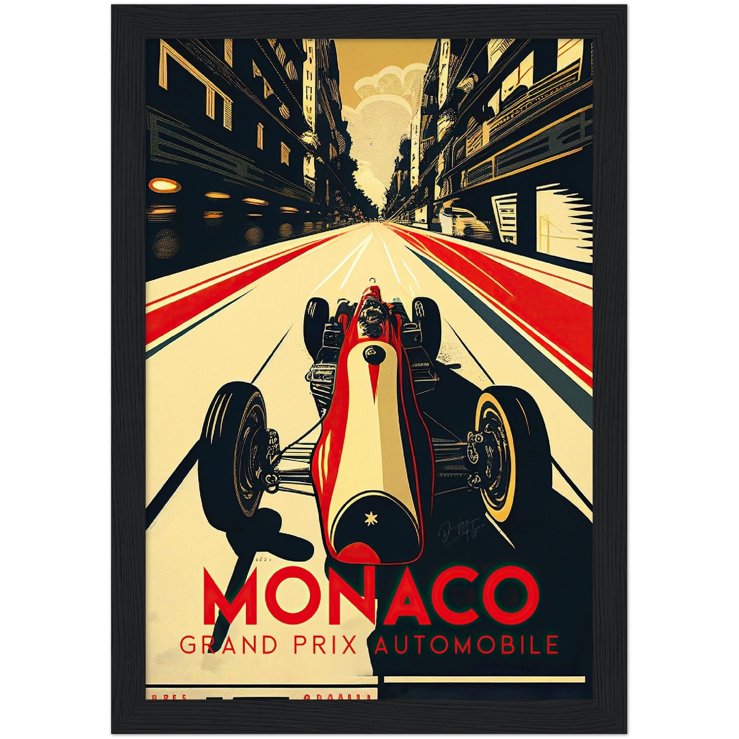 »Kickin' It Old School« retro poster