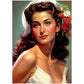»White Wedding Memories« retro poster