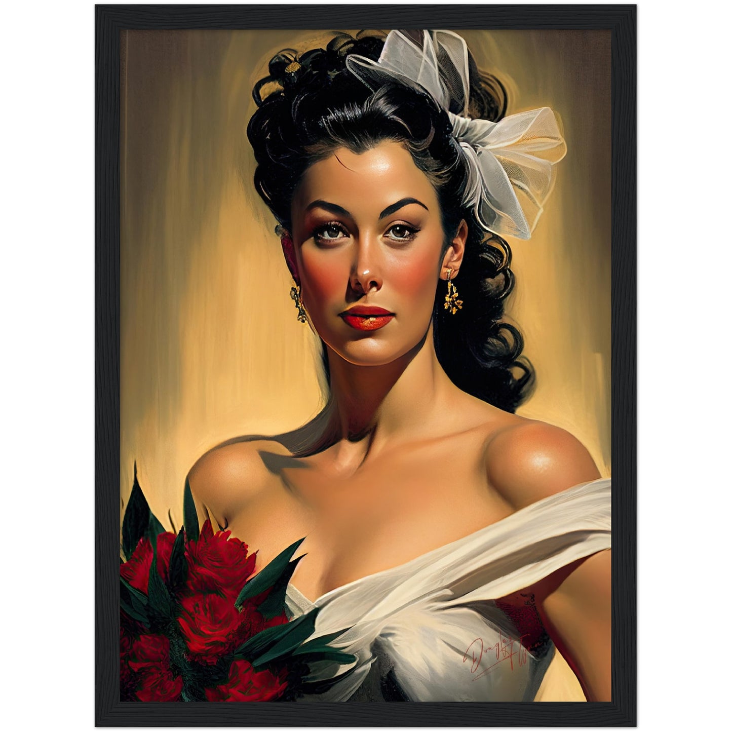 »Bridal Happiness« retro poster