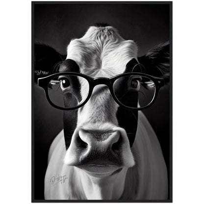 »Cattle Genius« retro poster