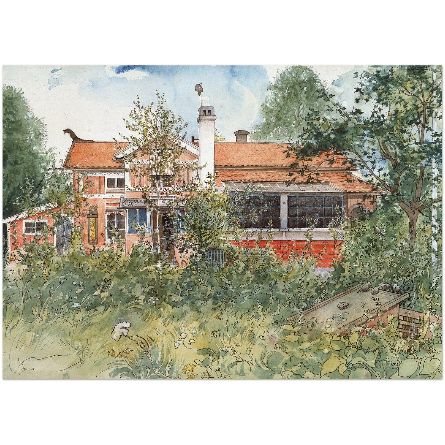 »Stugan« av Carl Larsson