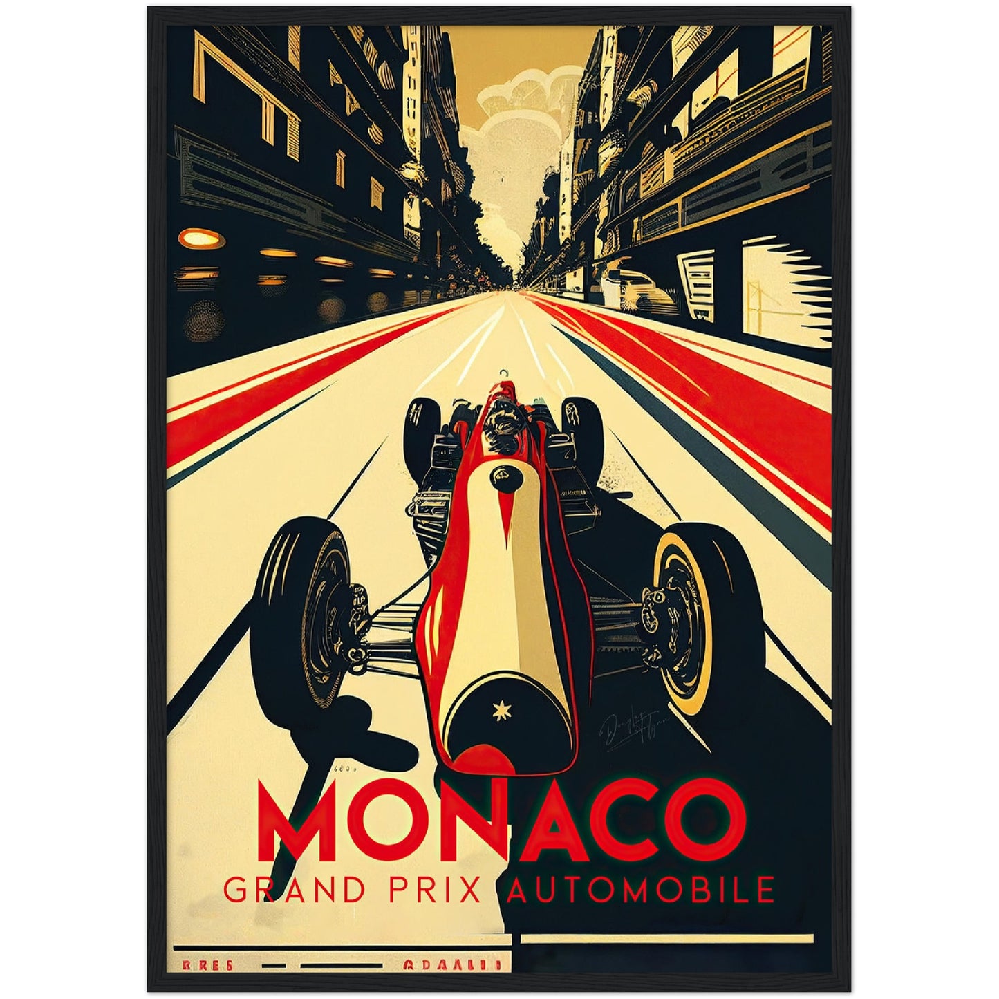 »Kickin' It Old School« retro poster