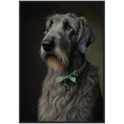 »Irish Wolfhound med rosett«