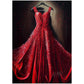 »Fiery Ruby Dress«