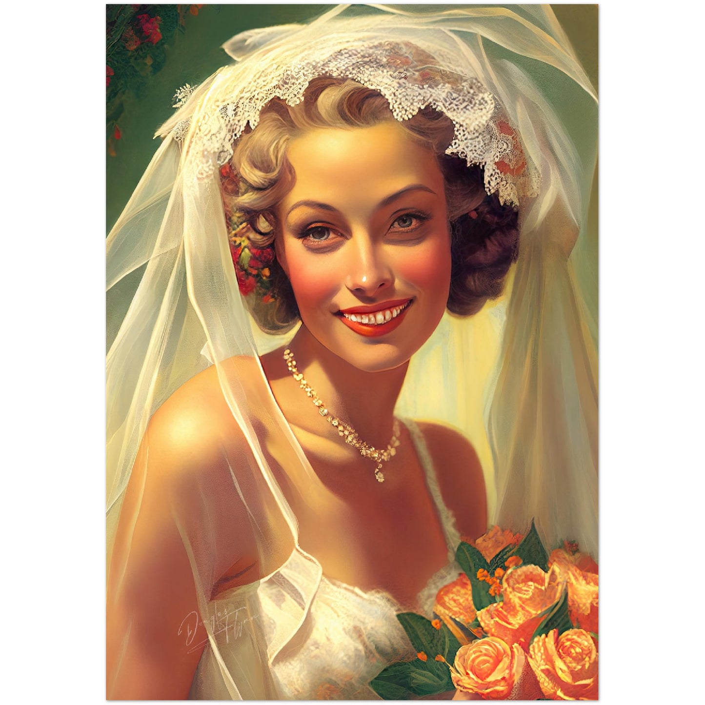 »Retro Love« retro poster