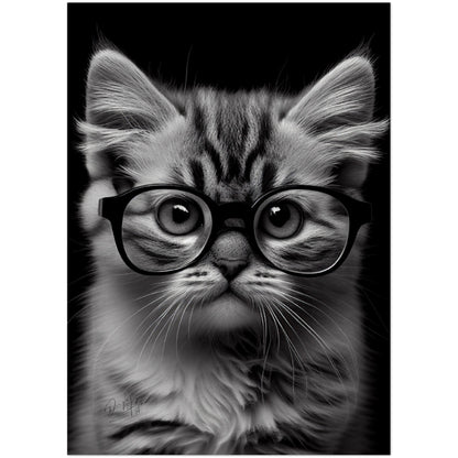 »Wise Whiskers« retro poster