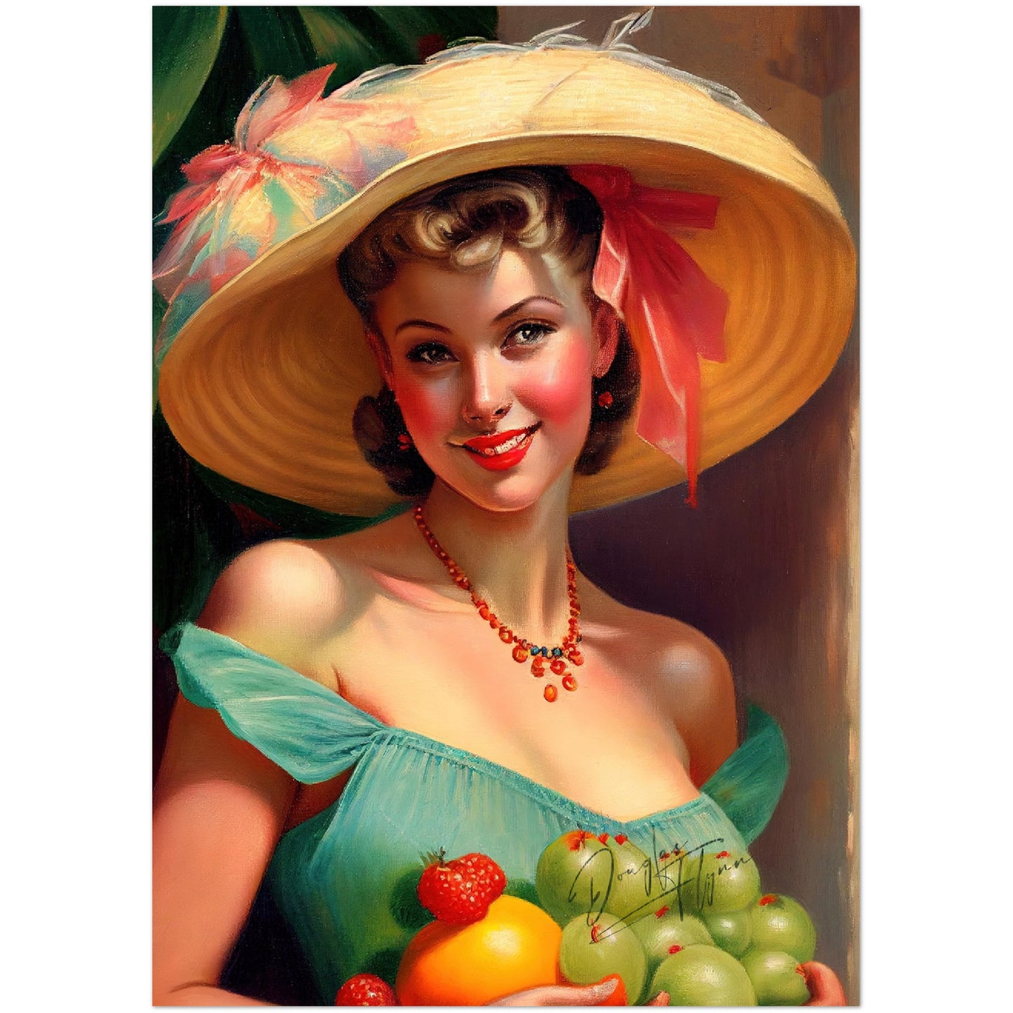 »Sensual Susan« retro poster