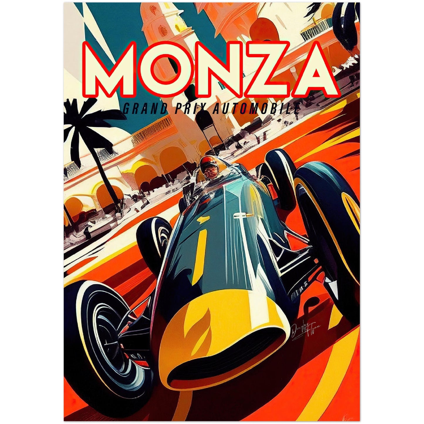 »Speed Secrets of the Past« retro poster