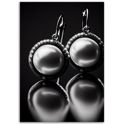 »Texture and Pearls« poster