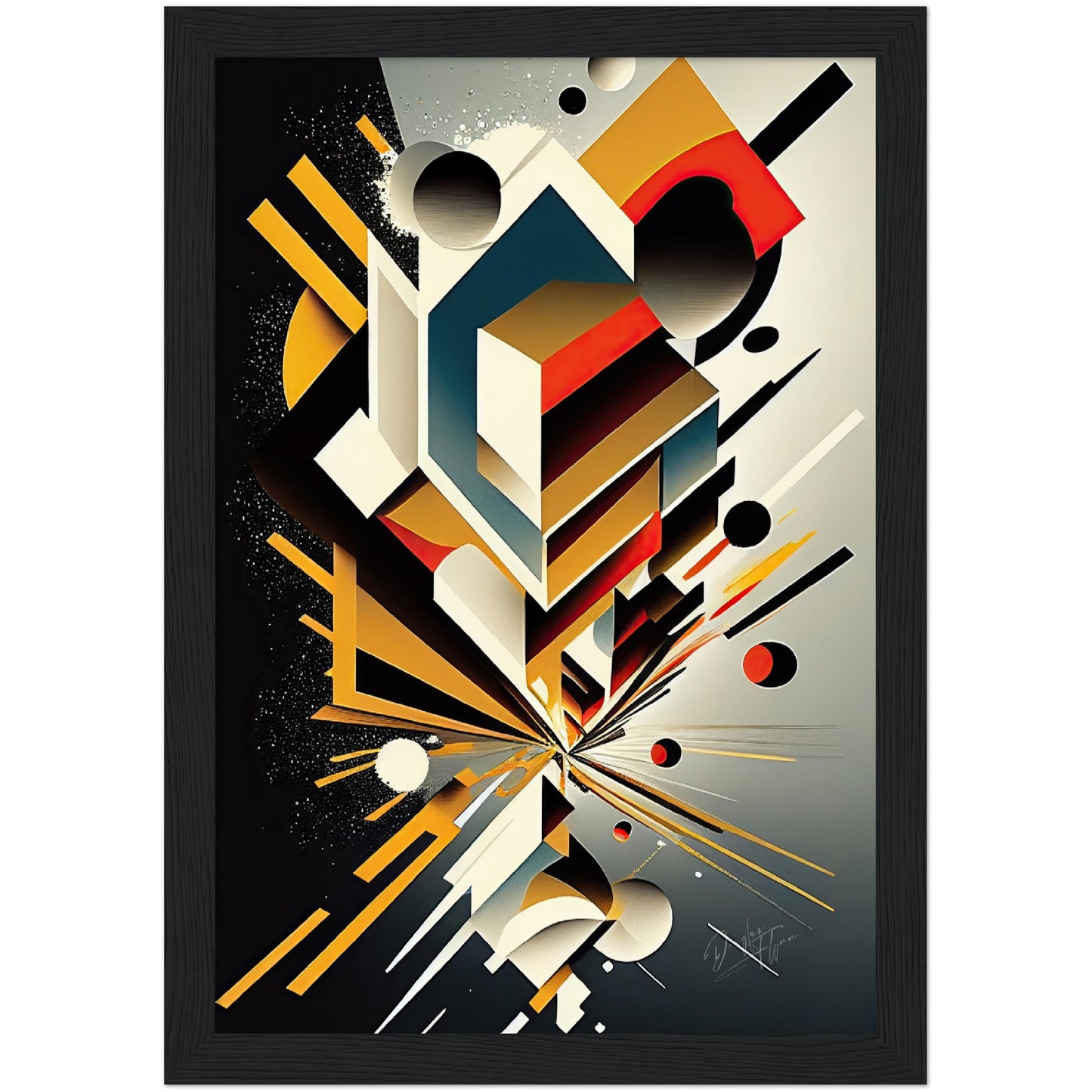 »Powerful Linear Dynamics« retro poster