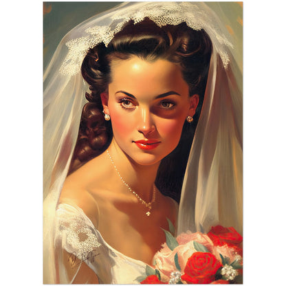 »Wedding Day Dreams« retro poster