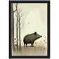 »Wild Boar Grunt And Ruminate« retro poster
