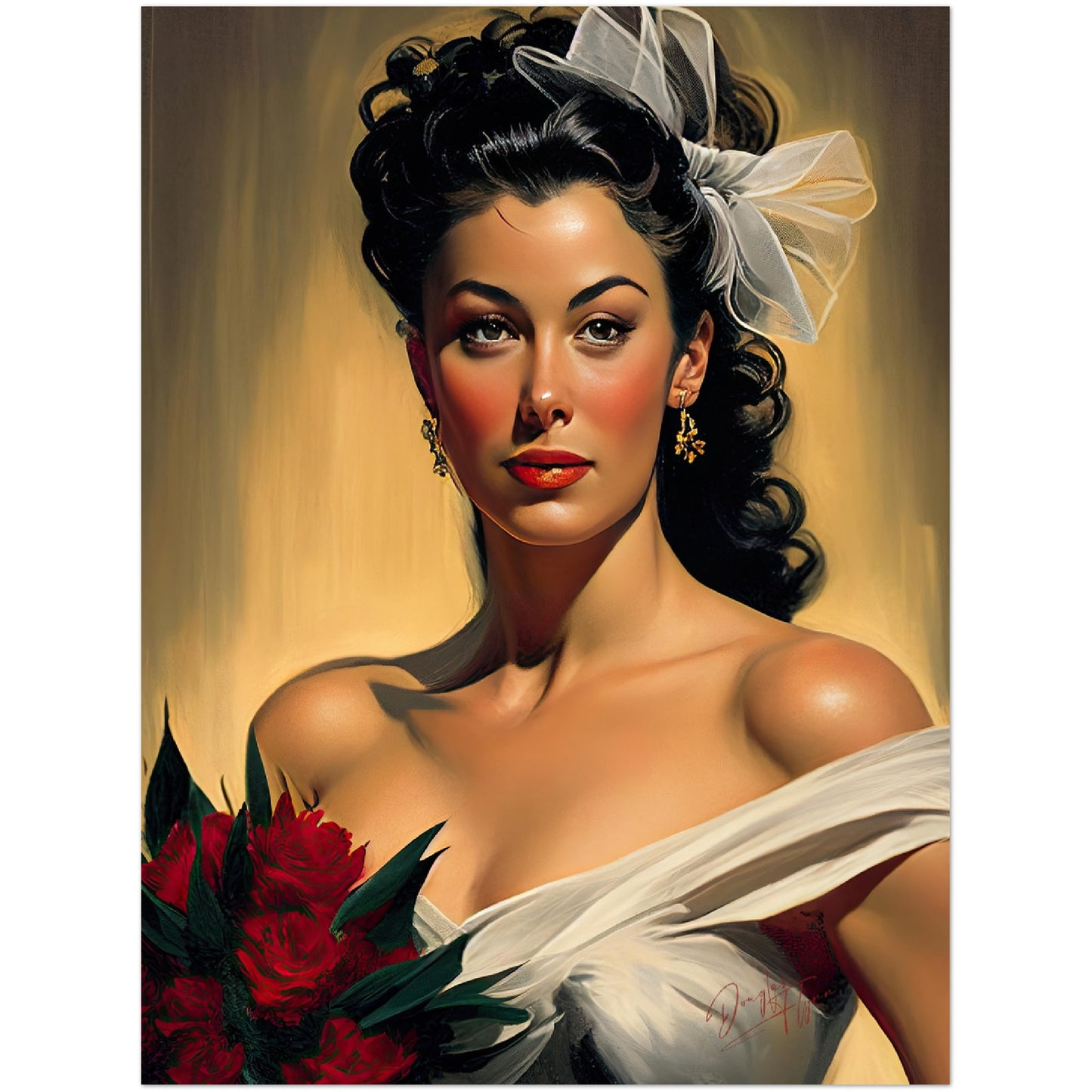 »Bridal Happiness« retro poster
