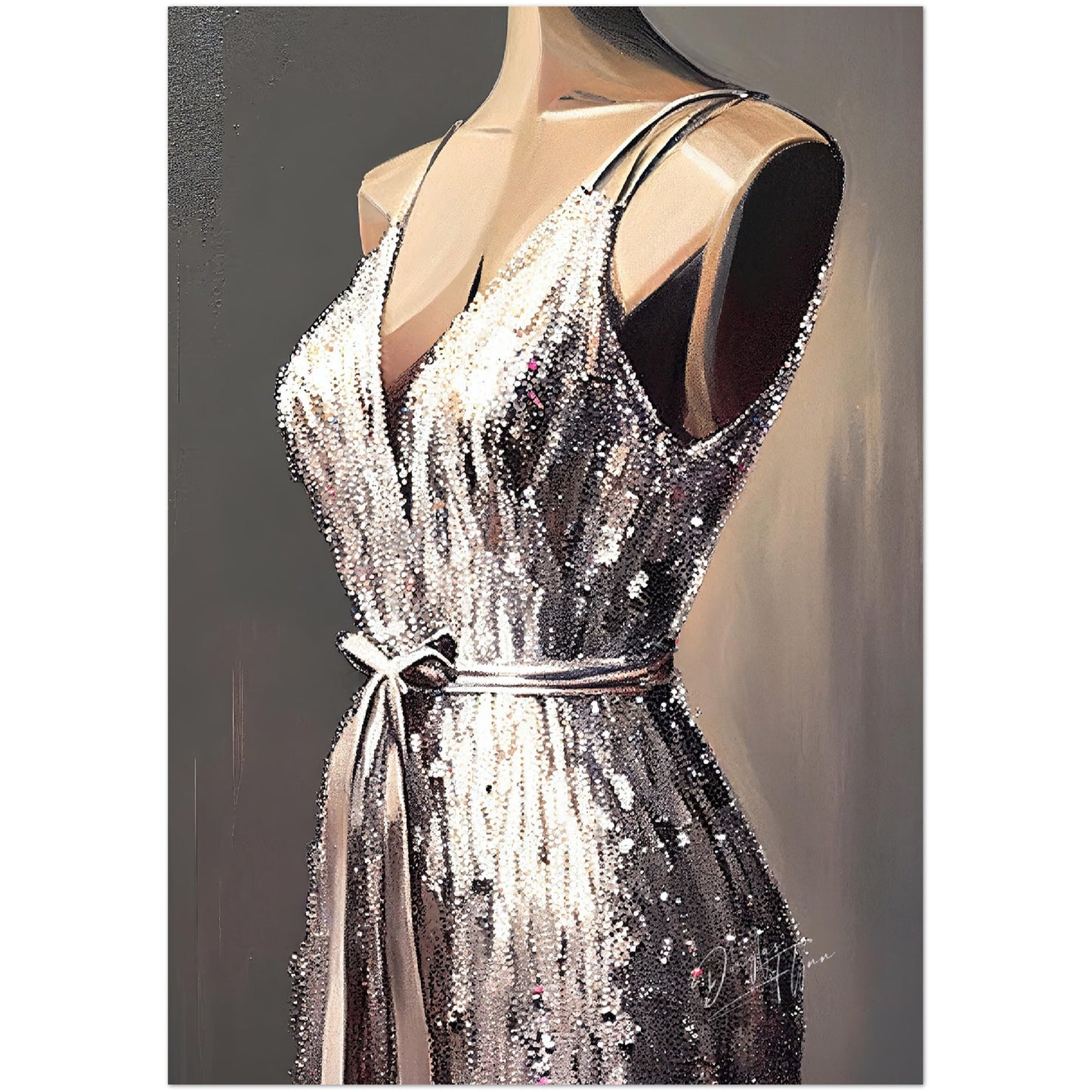 »Shiny Sequin Shift«