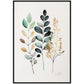 »Watercolor Foliage Musings« retro poster