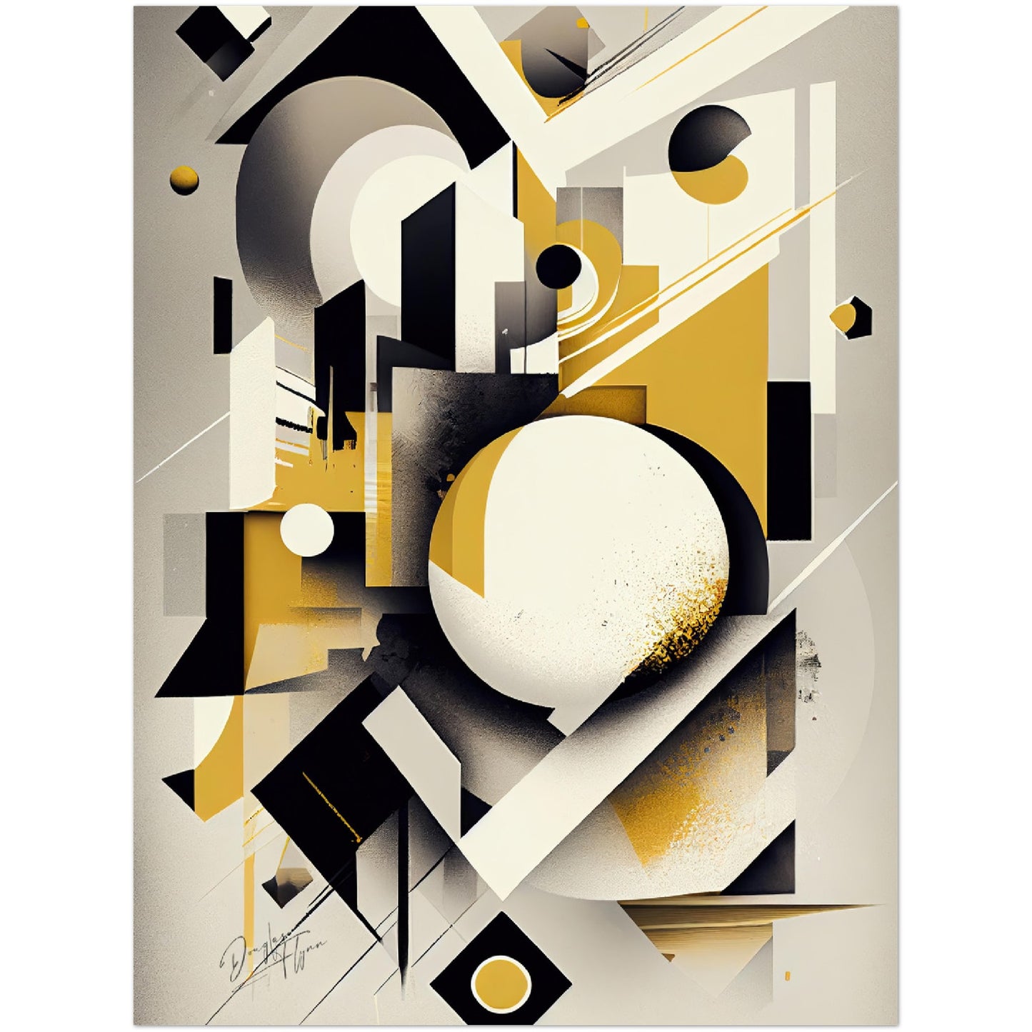 »Rhythmic Realms« retro poster
