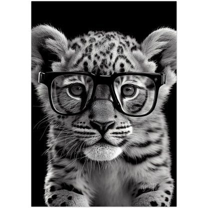 »Brainy Bengal« retro poster