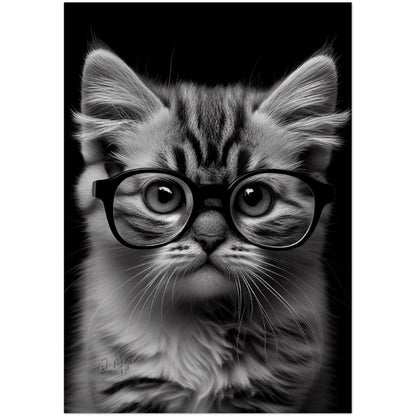 »Wise Whiskers« retro poster