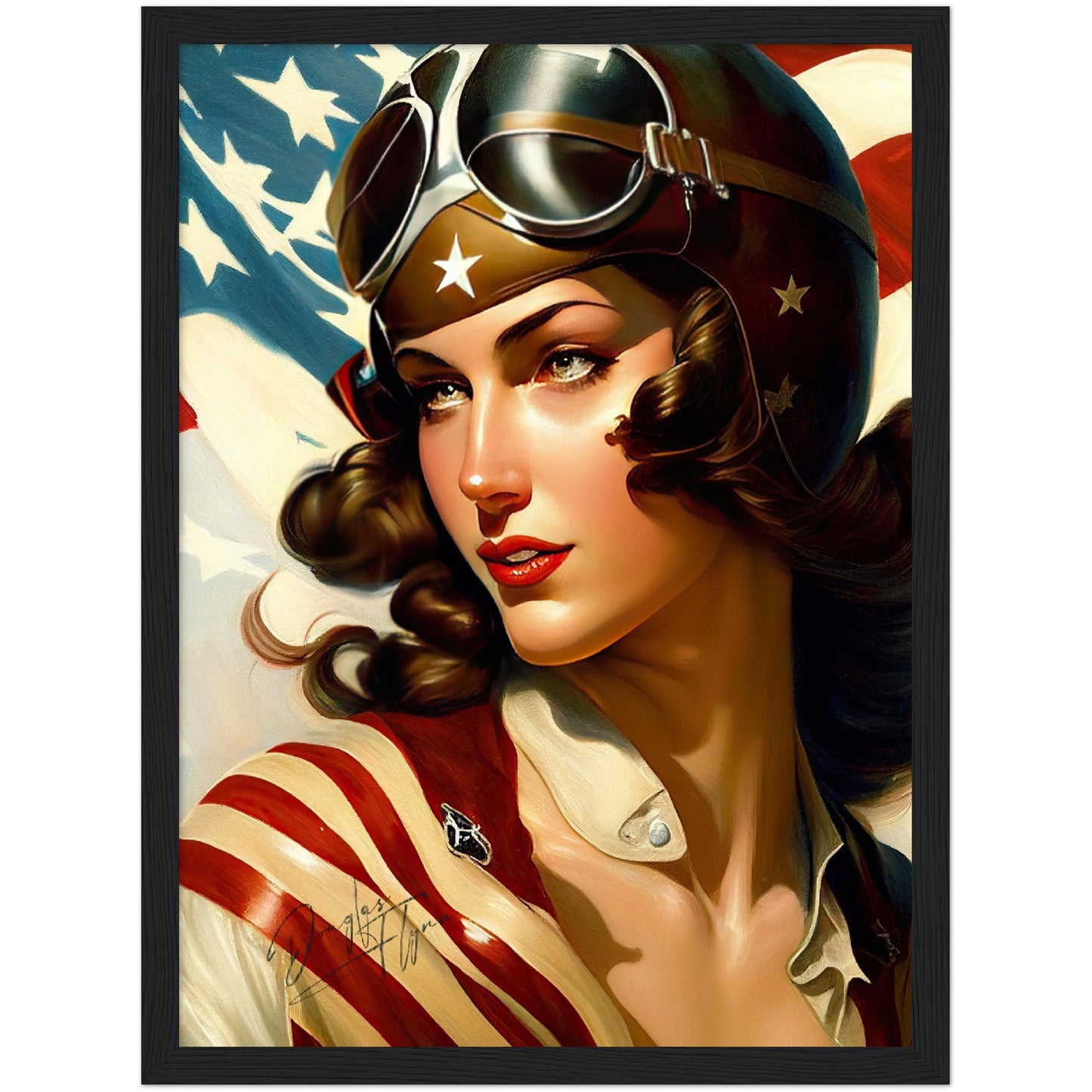 »Iron Dream« retro poster