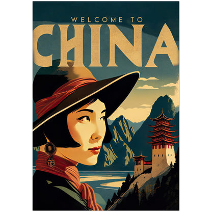 »China, travel poster no 3« retro poster
