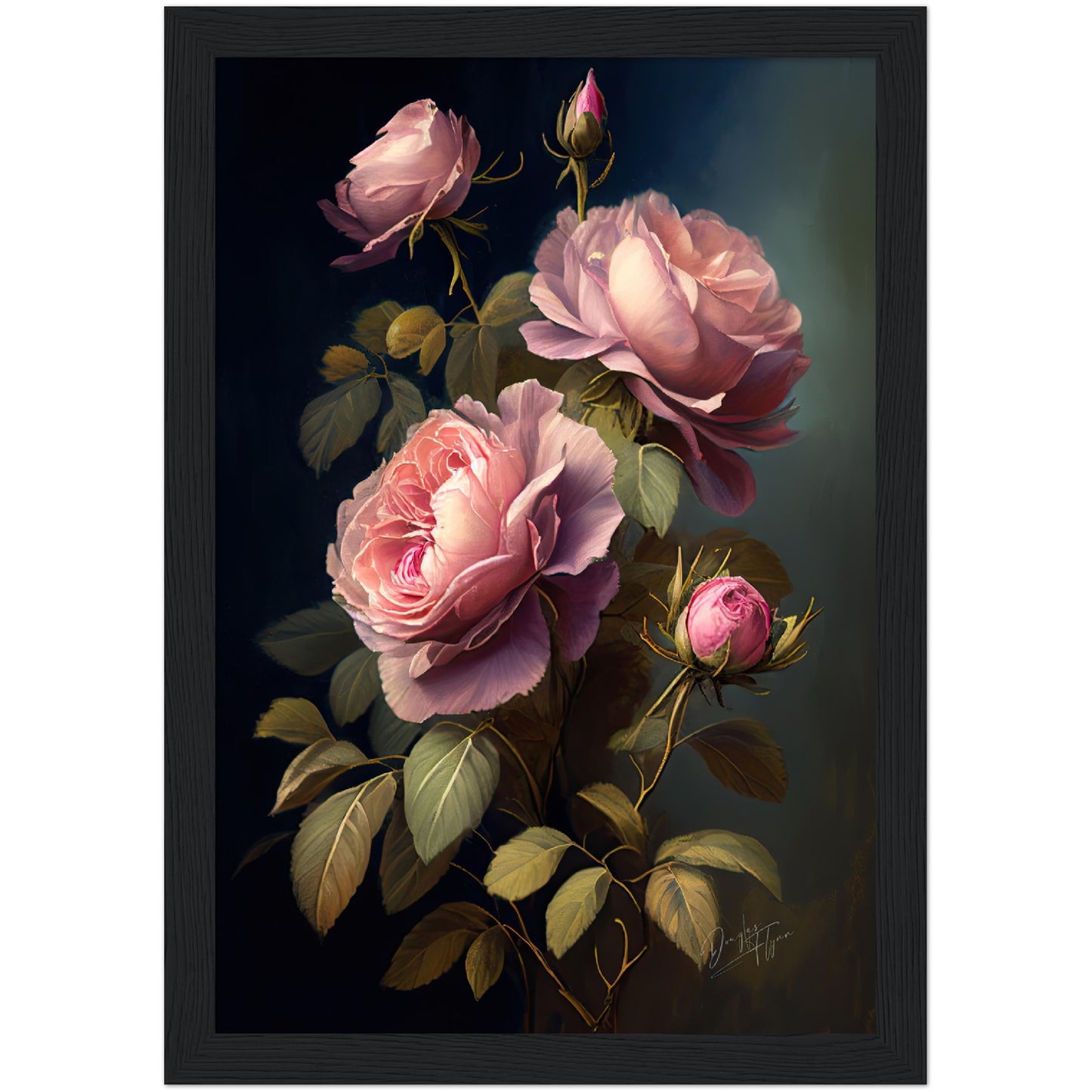 »Gentle Beauty« retro poster