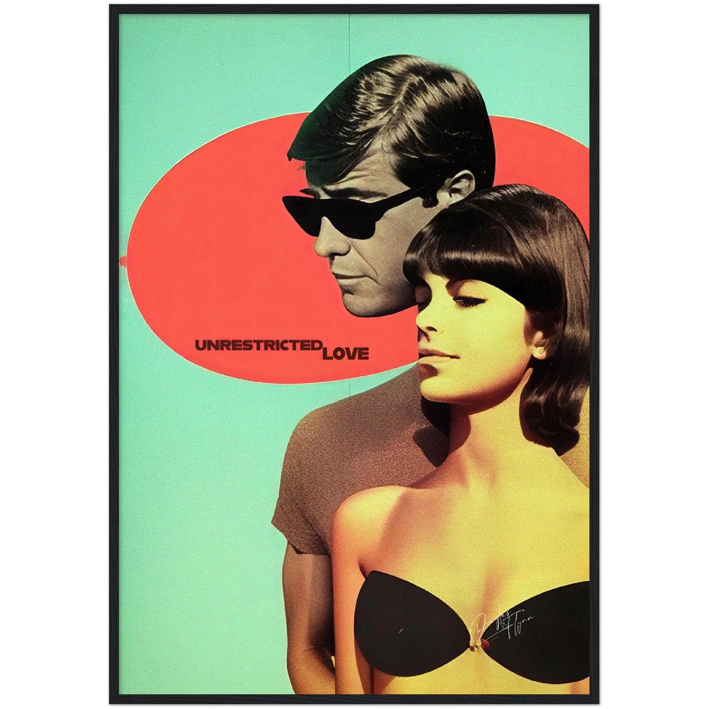 »Unrestricted Love«retro poster