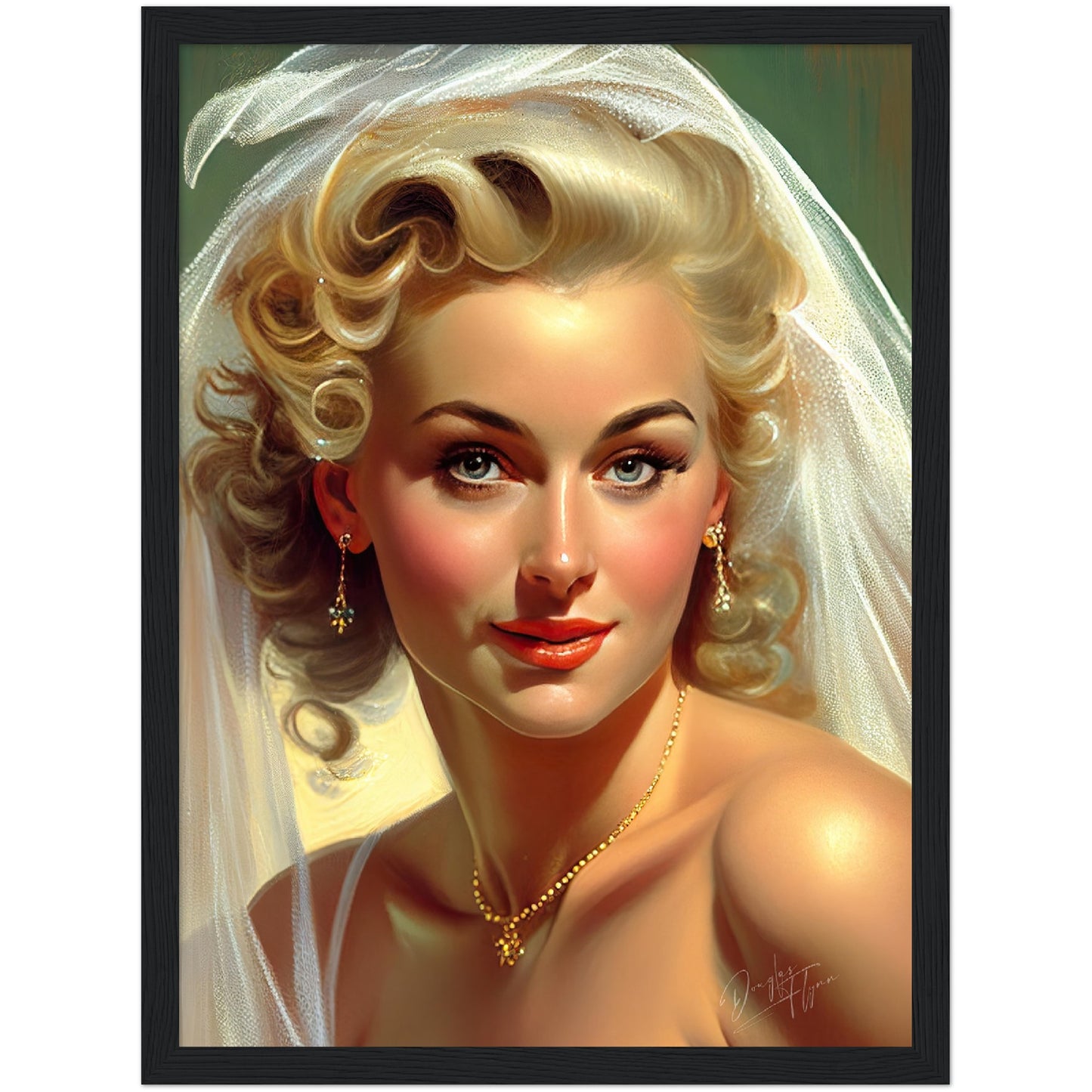 »Bridal Vintage Chic« retro poster