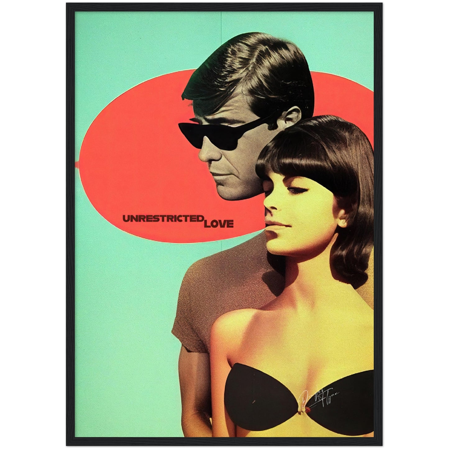 »Unrestricted Love«retro poster