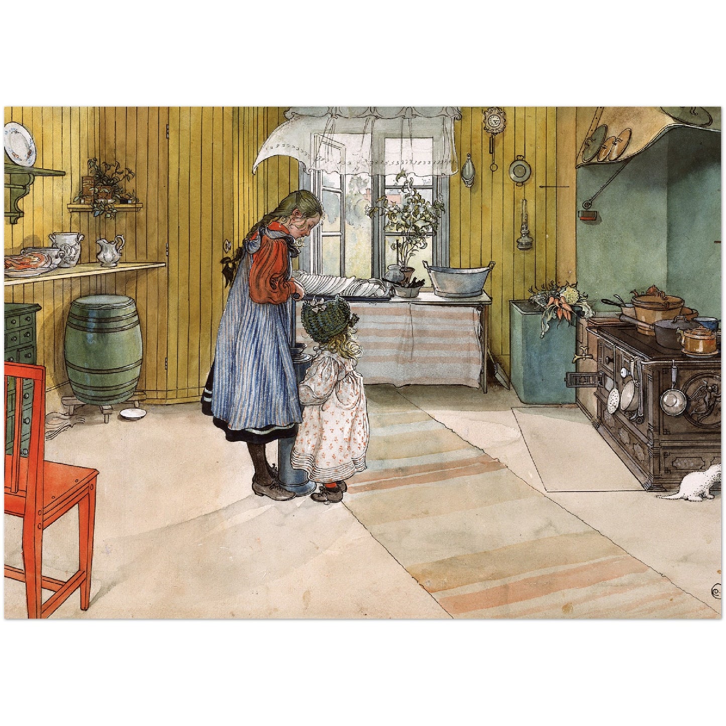 »Köket« av Carl Larsson