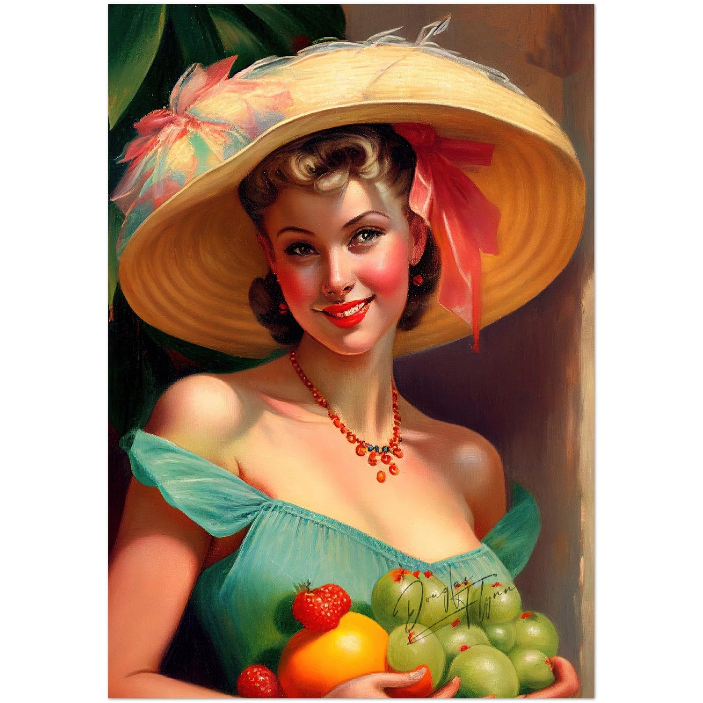»Sensual Susan« retro poster