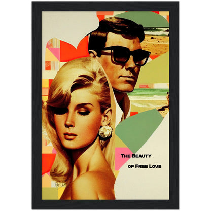 »The Beauty of Free Love«retro poster