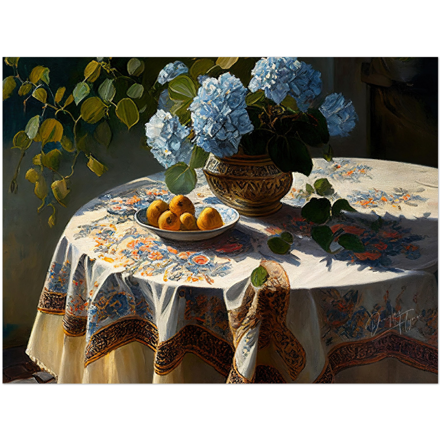 »Meal for memories« retro poster