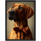 »Rhodesian Ridgeback med rosett«
