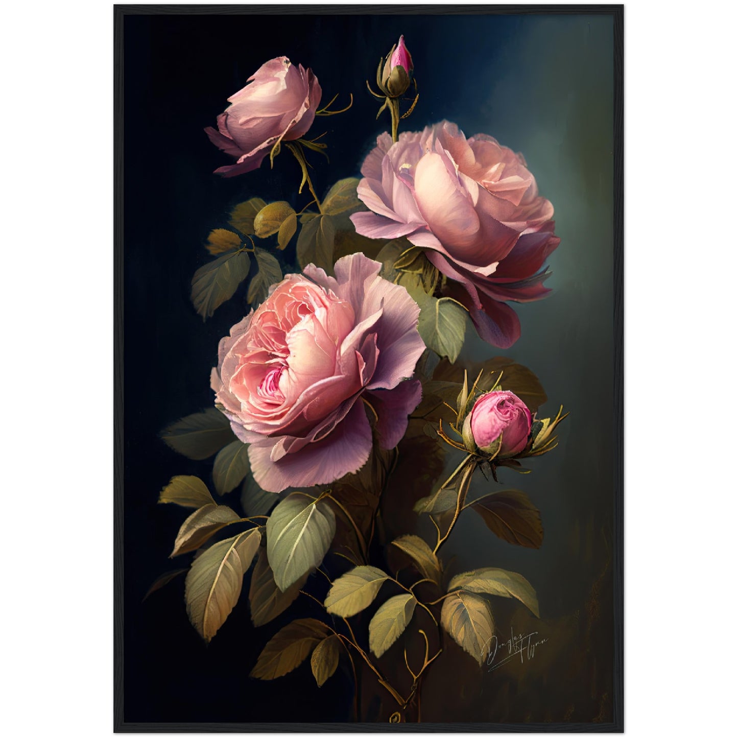 »Gentle Beauty« retro poster