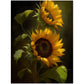 »Intimate Florals« retro poster