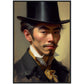 »Classic in Hat«retro poster