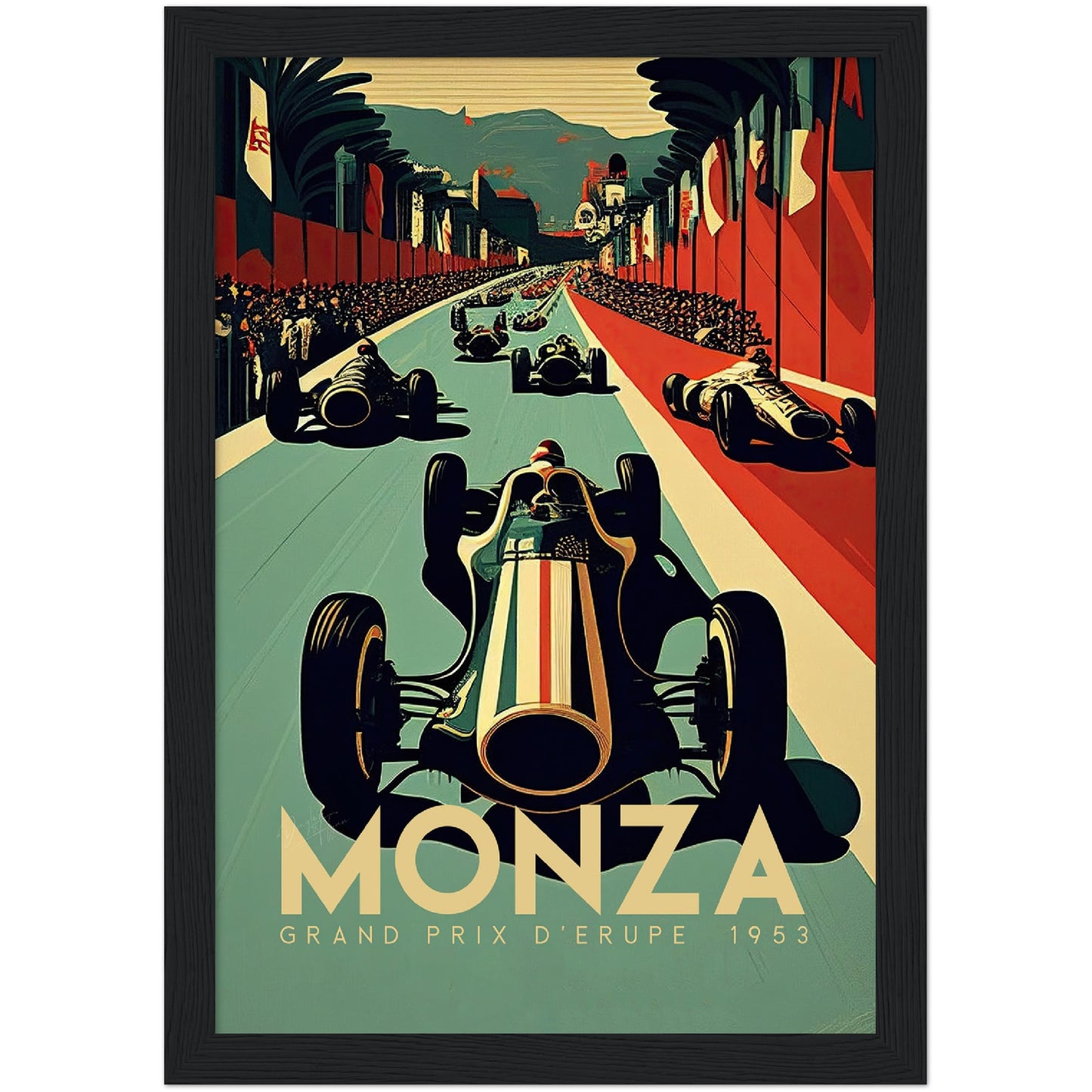 »Heritage Hot Laps« retro poster